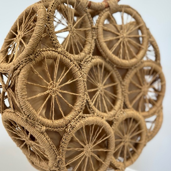 Rattan Hollow Round Wicker Woven
Handbags Shoulder Bags Retro
Woven Circles - Picture 2 of 3